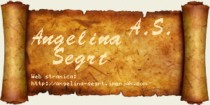 Angelina Šegrt vizit kartica
